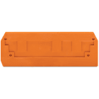 WAGO ELETTRONICA - Piastra terminale e intermedia.spessore 2,5 mm.arancione