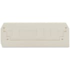 WAGO ELETTRONICA - Piastra terminale e intermedia.spessore 2,5 mm.grigio chiaro 284-341