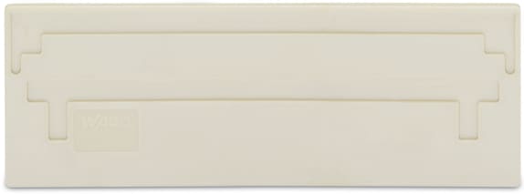 WAGO ELETTRONICA - Piastra di separazione.spessore 2 mm.sporgente.grigio chiaro