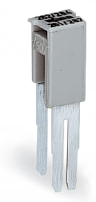 WAGO ELETTRONICA - Ponticello di riduzione.dalla serie 284-282 alla 282/281.isolato.grigio