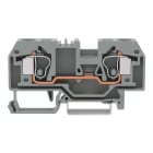 WAGO ELETTRONICA - Morsetto passante per 2 conduttori.10 mm².marcatura centrale.grigio
