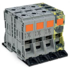 WAGO ELETTRONICA - Set trifase.con morsetto per correnti elevate da 185 mm².con flange di fissaggio.multicolore