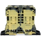 WAGO ELETTRONICA - Morsetto passante per 2 conduttori.185 mm².slot per marcatura laterali.grigio scuro-giallo