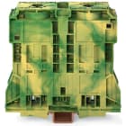 WAGO ELETTRONICA - Morsetto di terra per 2 conduttori.120 mm².slot per marcatura laterali.verde-giallo