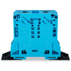 WAGO ELETTRONICA - Morsetto passante per 2 conduttori.50 mm².slot per marcatura laterali.blu