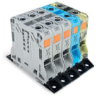 WAGO ELETTRONICA - Set trifase.con morsetti per correnti elevate da 50 mm².con flange di fissaggio.multicolore 285-148