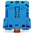WAGO ELETTRONICA - Morsetto passante per 2 conduttori.50 mm².slot per marcatura laterali.blu