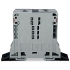 WAGO ELETTRONICA - Morsetto passante per 2 conduttori.95 mm².slot per marcatura laterali.grigio