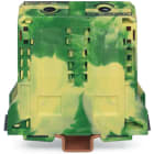 WAGO ELETTRONICA - Morsetto di terra per 2 conduttori.95 mm².slot per marcatura laterali.verde-giallo