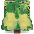 WAGO ELETTRONICA - Morsetto di terra per 2 conduttori.95 mm².slot per marcatura laterali.verde-giallo