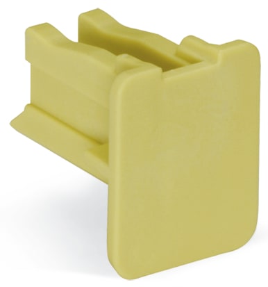WAGO ELETTRONICA - Protezione dita.copertura protettiva contro il contatto per gli ingressi non utilizzati.per morsetti per correnti elevate da 35 mm².giallo