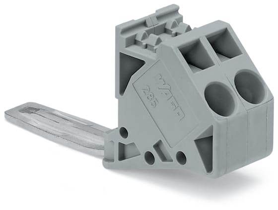 WAGO ELETTRONICA - Derivatore di potenziale.per morsetti per correnti elevate da 50 mm².Larghezza modulo 16 mm.grigio 285-447