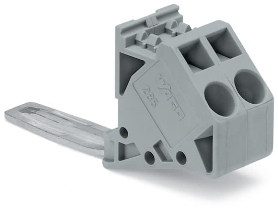 WAGO ELETTRONICA - Derivatore di potenziale.per morsetti per correnti elevate da 50 mm².Larghezza modulo 16 mm.grigio 285-447