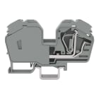 WAGO ELETTRONICA - Morsetto passante per 2 conduttori.35 mm².con piastra terminale integrata.grigio