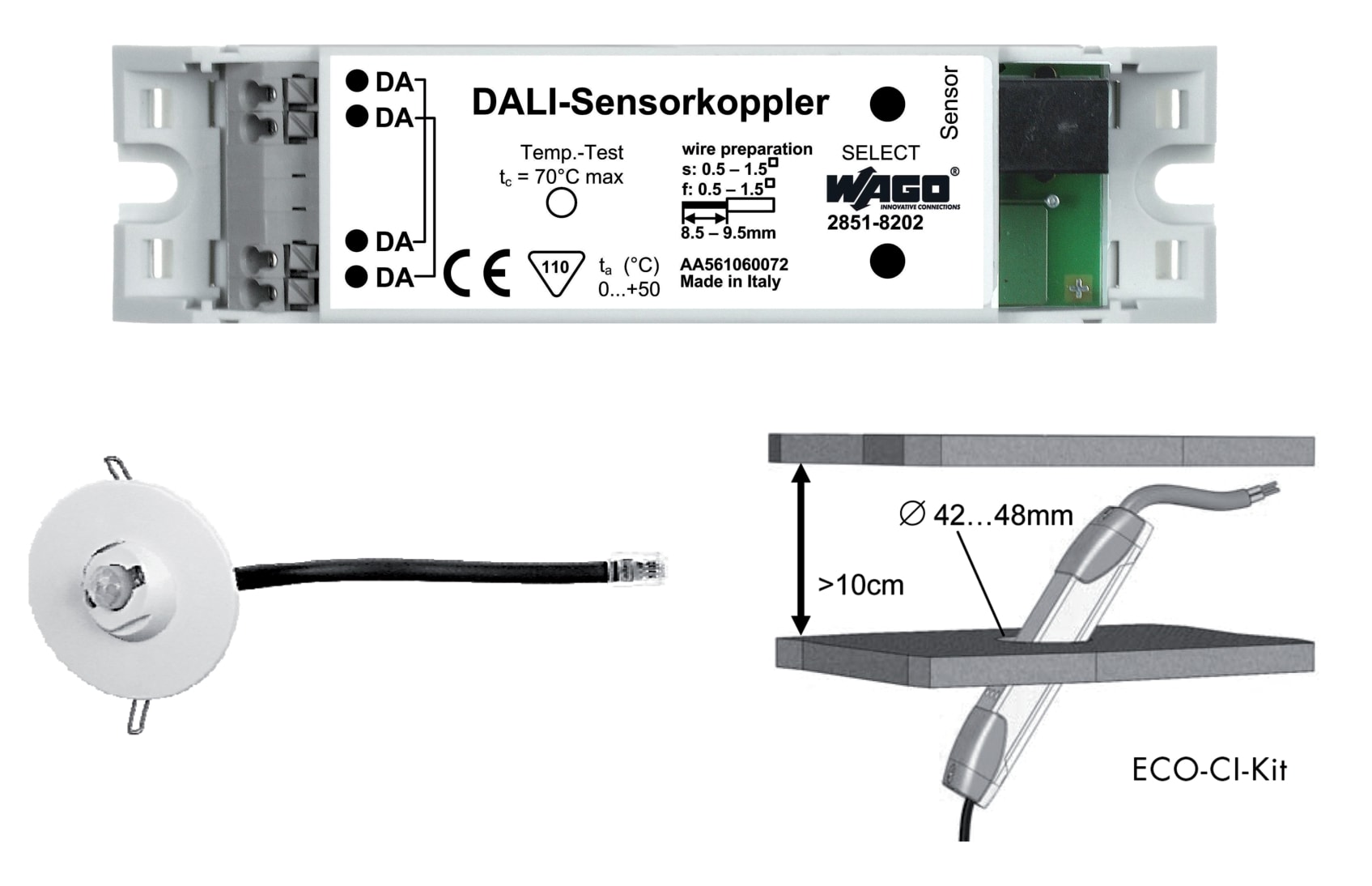 WAGO ELETTRONICA - Kit Multi-sensore DALI di WAGO