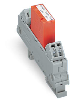 WAGO ELETTRONICA - Modulo relè.Tensione nominale di ingresso: 24 V DC.1 contatto NA.grigio