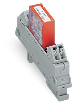 WAGO ELETTRONICA - Modulo relè.Tensione nominale di ingresso: 24 V DC.1 contatto NC.grigio