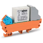 WAGO ELETTRONICA - Modulo relè con contatti guidati.Tensione nominale di ingresso: 24 V DC.2 contatti in scambio