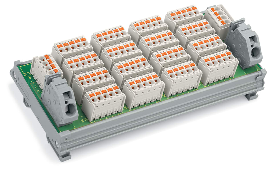 WAGO ELETTRONICA - Modulo per distribuzione del potenziale.8 potenziali.con 6 punti di connessione ciascuno