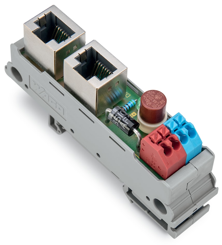 WAGO ELETTRONICA - Modulo interfaccia.RJ-45.con contatti di potenza 289-196