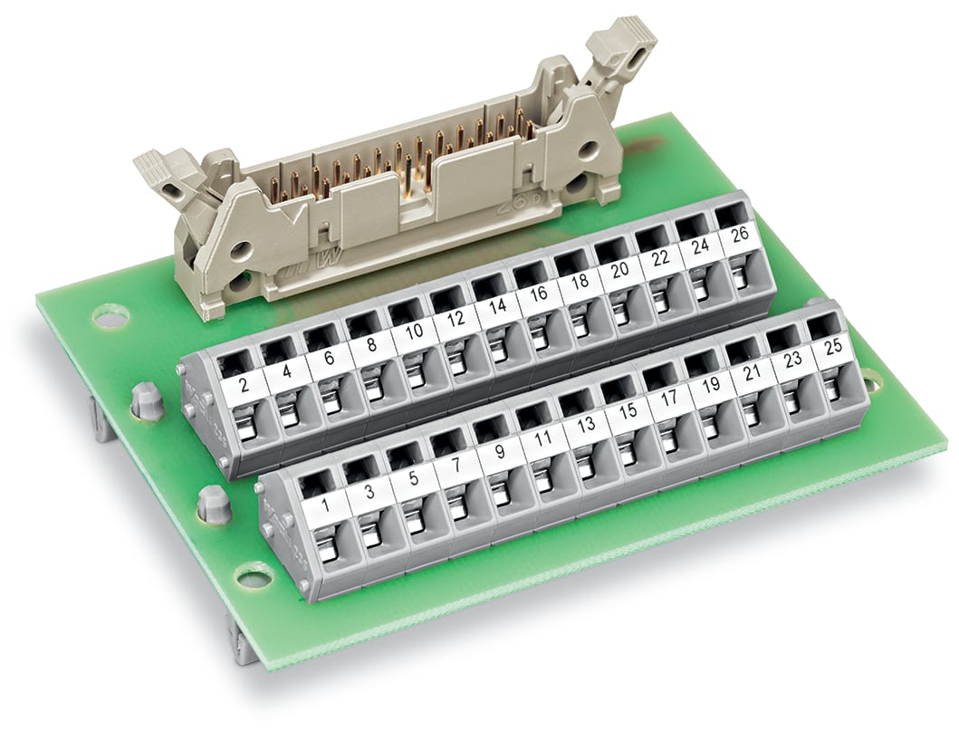 WAGO ELETTRONICA - Modulo interfaccia.Connettore a innesto secondo DIN 41651.26 poli