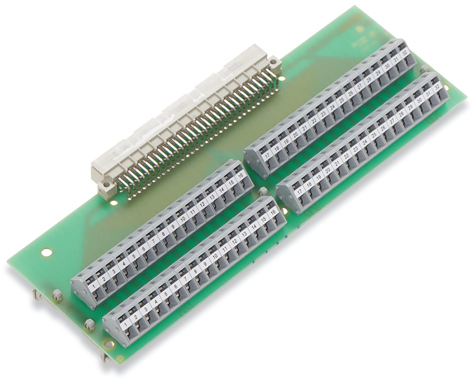 WAGO ELETTRONICA - Modulo interfaccia.Connettore a innesto secondo DIN 41612.64 poli