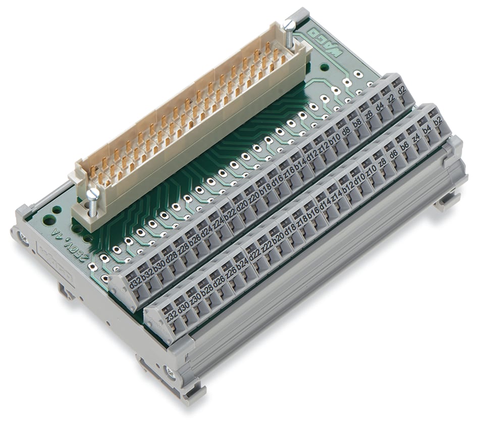 WAGO ELETTRONICA - Modulo interfaccia.Connettore a innesto secondo DIN 41612.48 poli