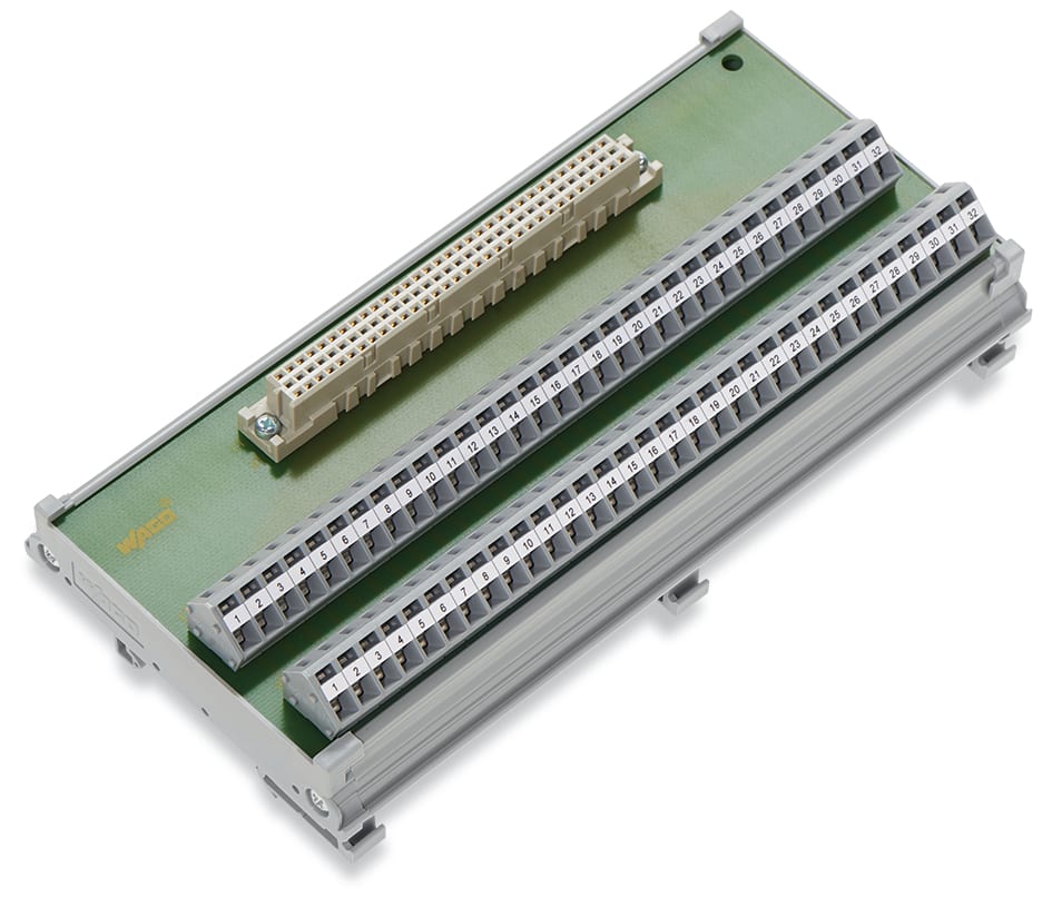WAGO ELETTRONICA - Modulo interfaccia.Connettore a innesto secondo DIN 41612.64 poli