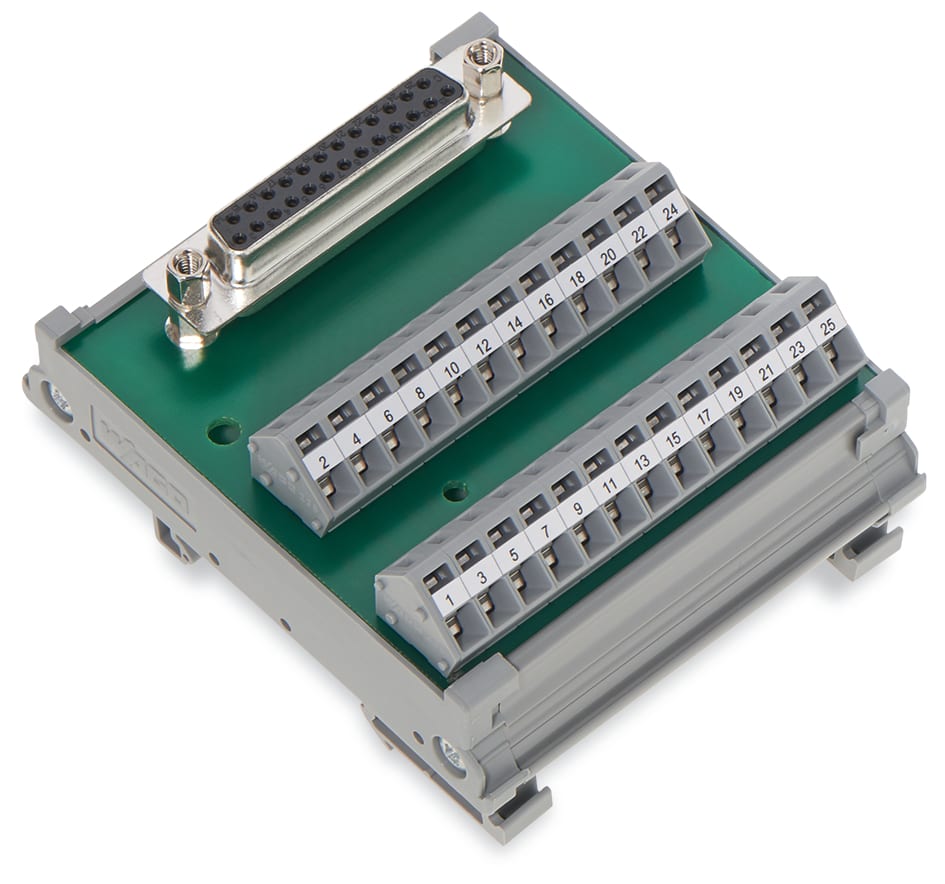 WAGO ELETTRONICA - Modulo interfaccia.con pin a saldare.Connettore femmina
