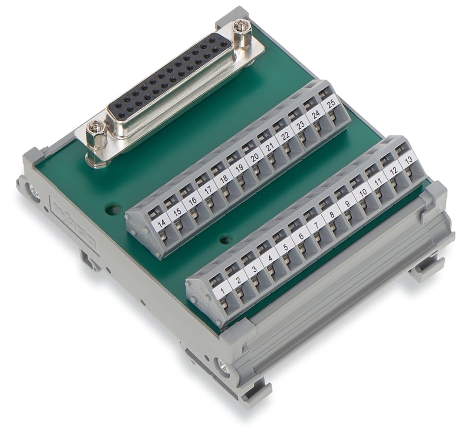 WAGO ELETTRONICA - Modulo interfaccia.con pin a saldare.Connettore femmina