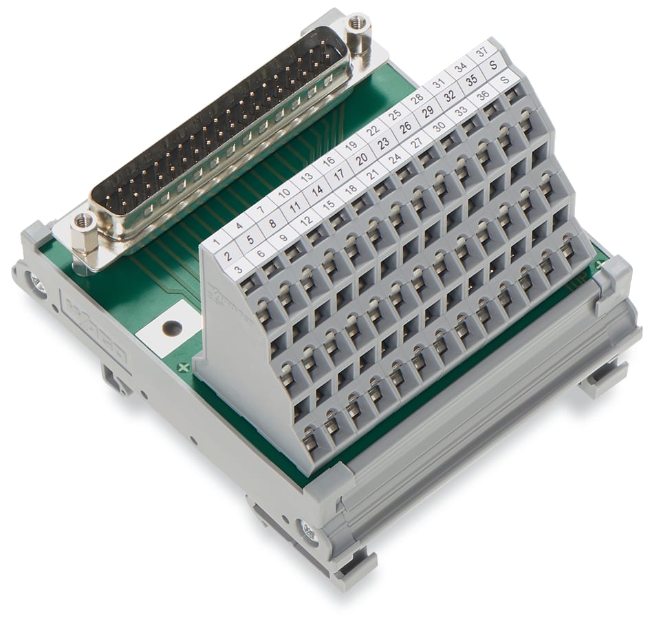 WAGO ELETTRONICA - Modulo interfaccia.con pin a saldare.Connettore maschio