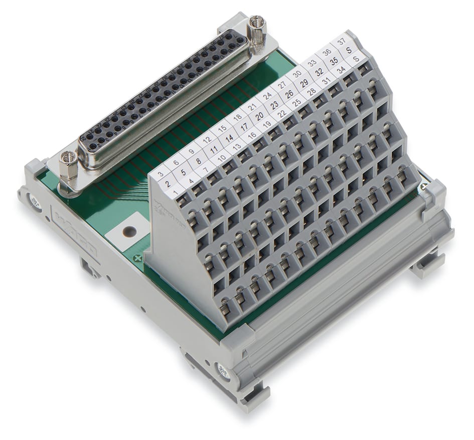 WAGO ELETTRONICA - Modulo interfaccia.con pin a saldare.Connettore femmina
