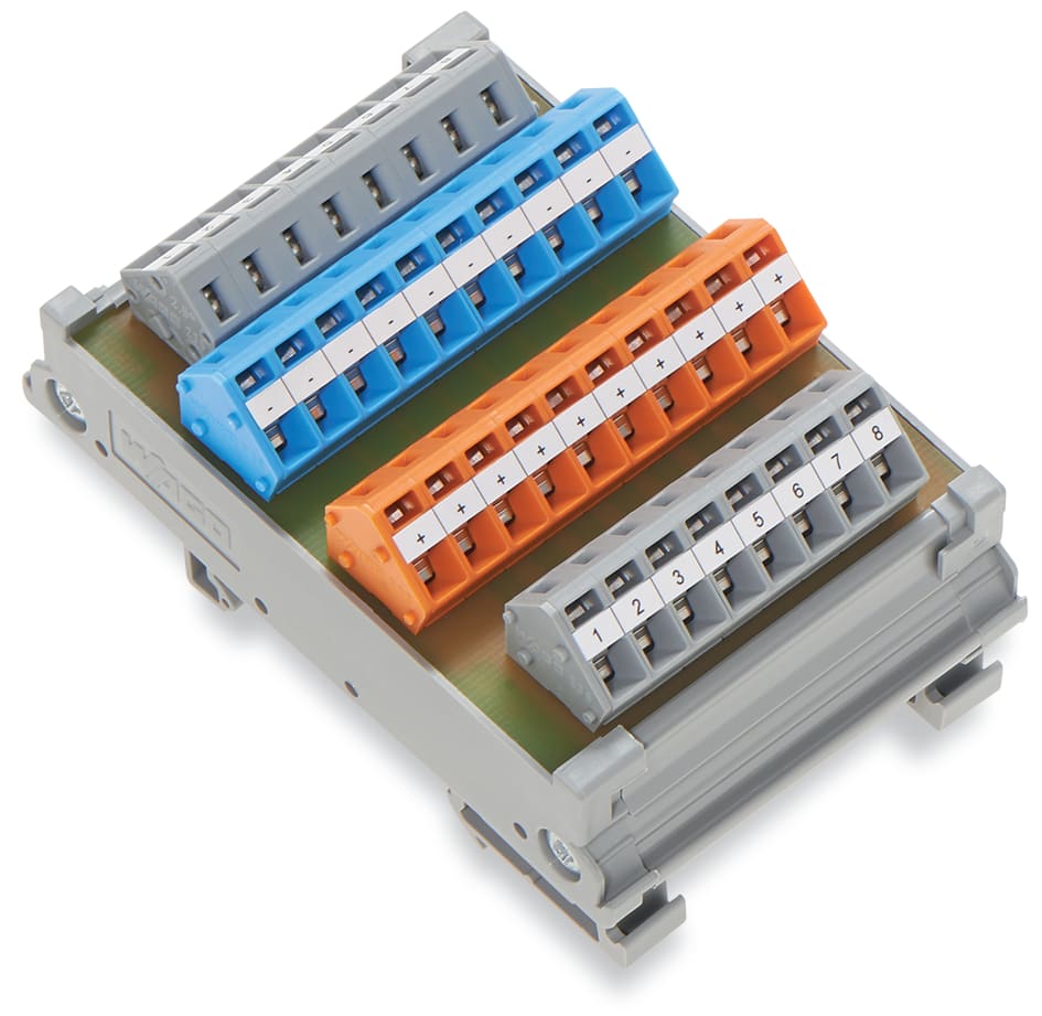 WAGO ELETTRONICA - Modulo sensore/attuatore.Ingresso digitale a 8 canali.Connessione a 3 cavi