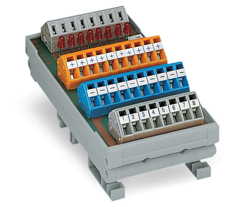 WAGO ELETTRONICA - Modulo sensore/attuatore.Ingresso digitale a 8 canali.Connessione a 3 cavi/commutazione del positivo