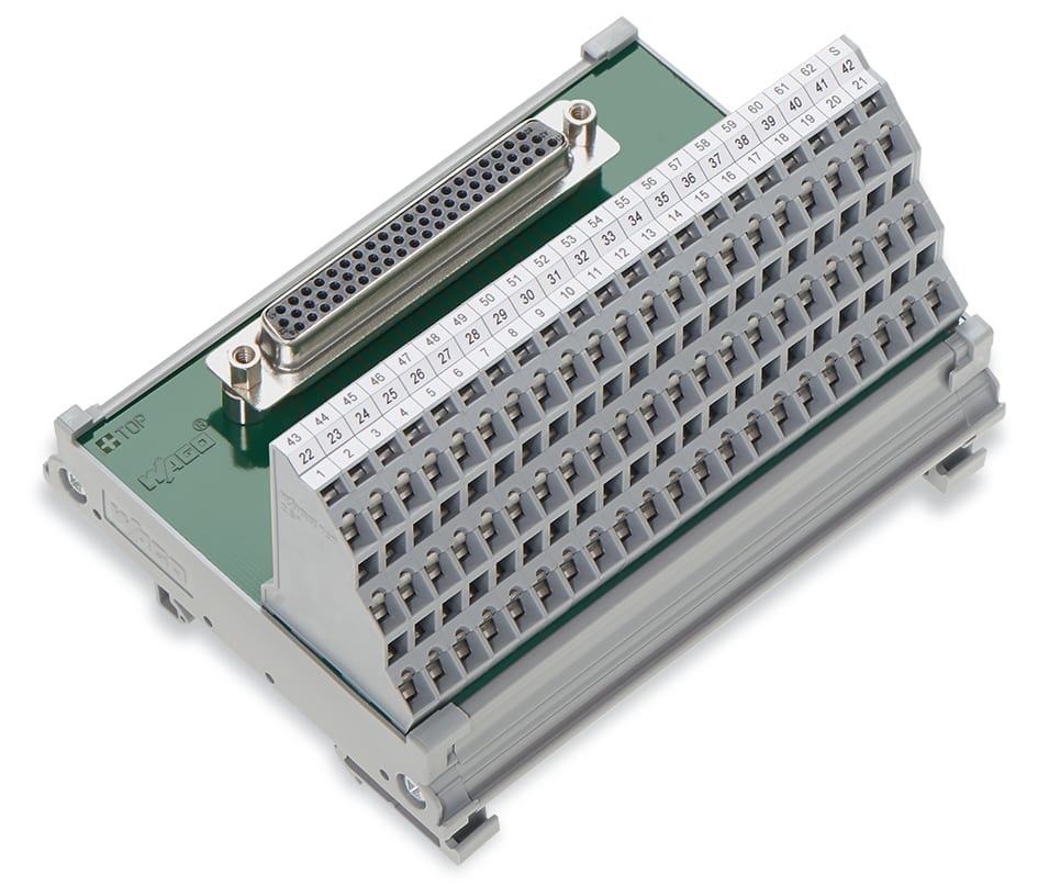 WAGO ELETTRONICA - Modulo interfaccia.HD-Sub-D.Connettore femmina