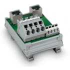WAGO ELETTRONICA - Modulo interfaccia.2xRJ-45.Morsetti per circuito stampato, doppia fila