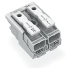 WAGO ELETTRONICA - Connettore per illuminazione.pulsante, esterno.senza contatto di terra.bianco