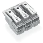 WAGO ELETTRONICA - Connettore per illuminazione.pulsante, esterno.senza contatto di terra.bianco