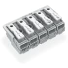 WAGO ELETTRONICA - Connettore per illuminazione.pulsante, esterno.senza contatto di terra.bianco