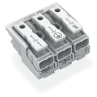 WAGO ELETTRONICA - Connettore per illuminazione.pulsante, esterno.senza contatto di terra.bianco