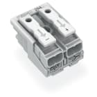 WAGO ELETTRONICA - Connettore per illuminazione.pulsante, esterno.senza contatto di terra.bianco