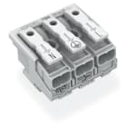WAGO ELETTRONICA - Connettore per illuminazione.pulsante, esterno.per Linect®.bianco