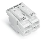 WAGO ELETTRONICA - Connettore per illuminazione.pulsante, esterno.per Linect®.bianco