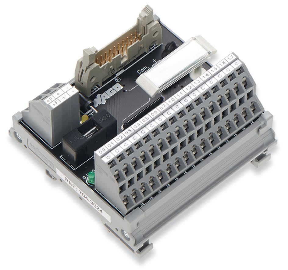 WAGO ELETTRONICA - Modulo interfaccia per cablaggio di sistema.Connettore a innesto secondo DIN 41651.Connettore maschio