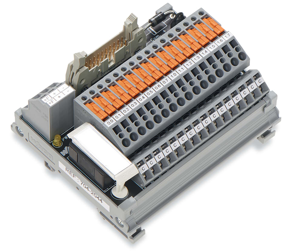 WAGO ELETTRONICA - Modulo interfaccia per cablaggio di sistema.Connettore a innesto secondo DIN 41651.Connettore maschio