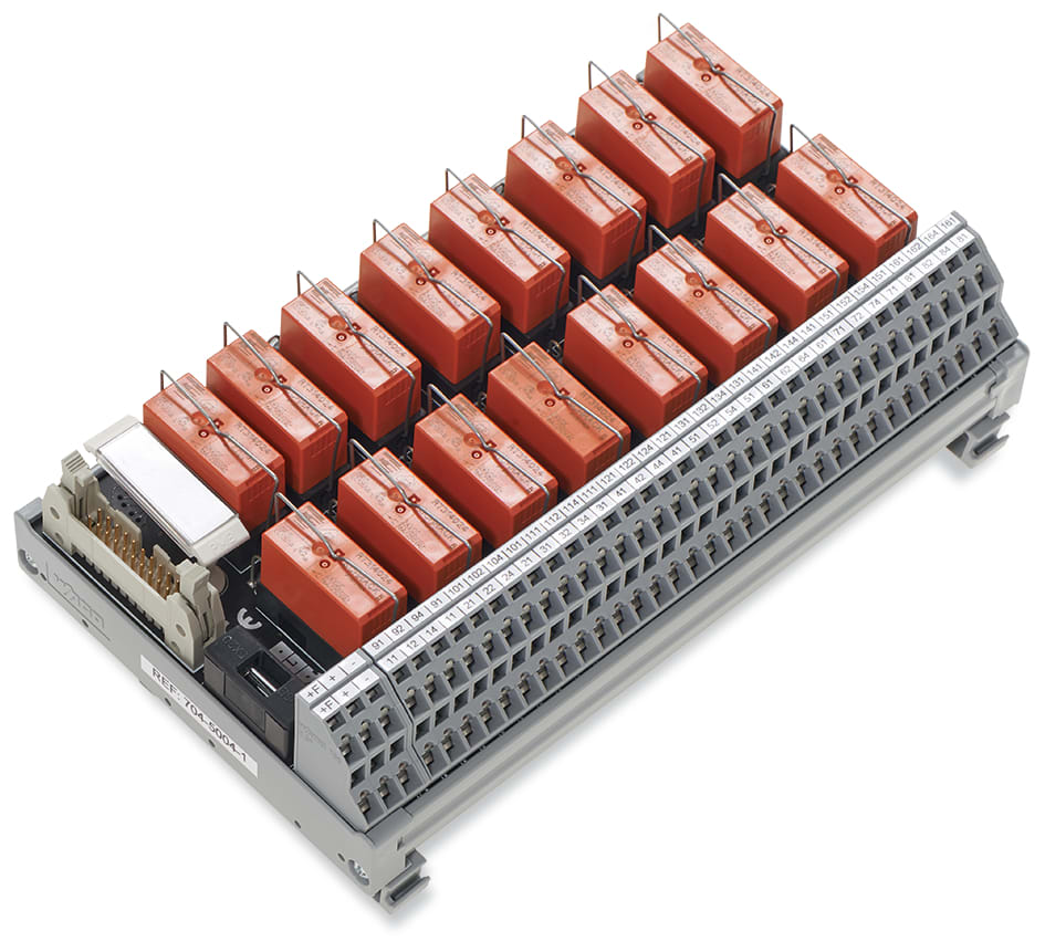 WAGO ELETTRONICA - Modulo interfaccia per cablaggio di sistema.Connettore a innesto secondo DIN 41651.Connettore maschio