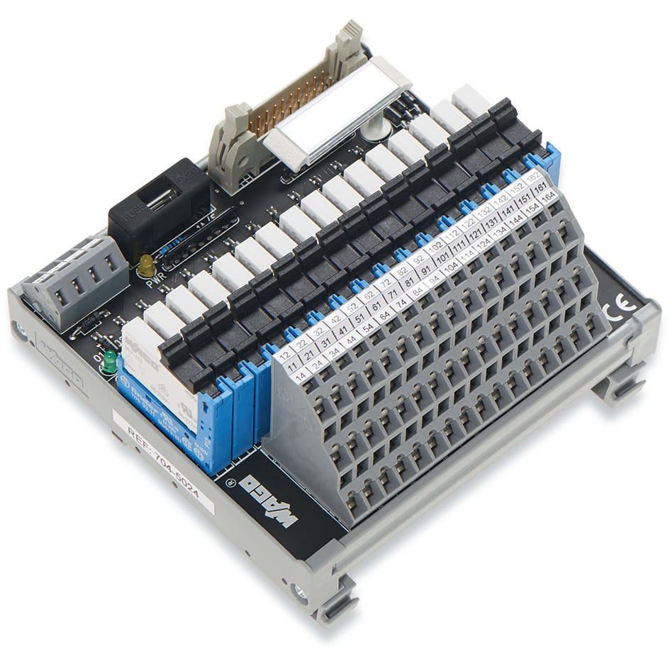 WAGO ELETTRONICA - Modulo interfaccia per cablaggio di sistema.Connettore a innesto secondo DIN 41651.Connettore maschio