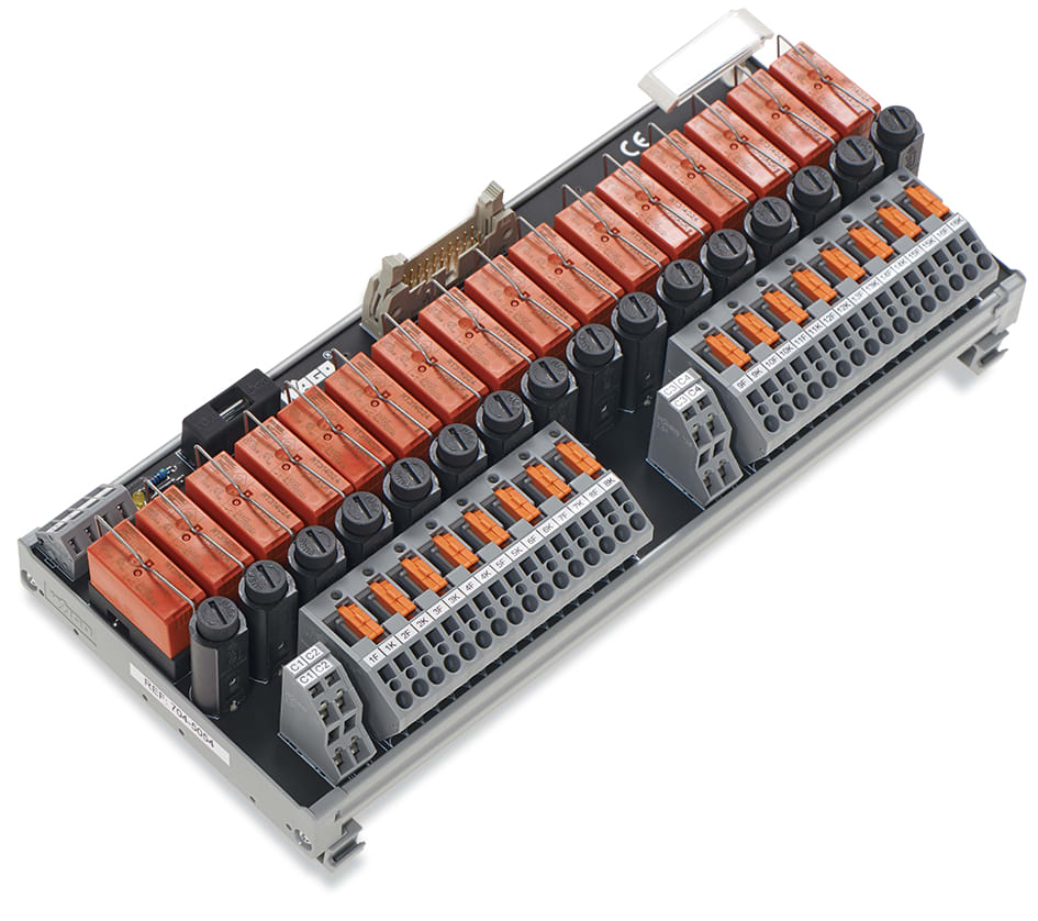 WAGO ELETTRONICA - Modulo interfaccia per cablaggio di sistema.Connettore a innesto secondo DIN 41651.Connettore maschio