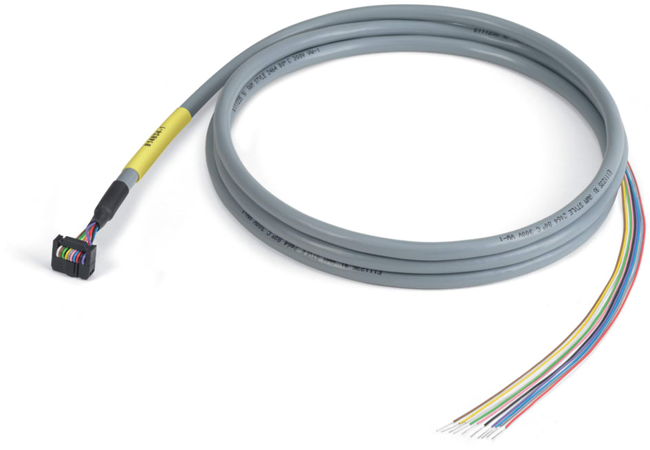 WAGO ELETTRONICA - Cavo di connessione.10 poli.Connettore a innesto secondo DIN 41651