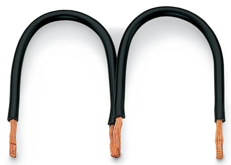 WAGO ELETTRONICA - Catena di ponticelli a filo.2,5 mm².isolato.nero 709-111